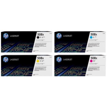 HP Kits arc-en-ciel Nr. 508X (CF360X-CF363X) BL/C/M/Y HP Kits arc-en-ciel Nr. 508X (CF360X-CF363X) BL/C/M/Y
