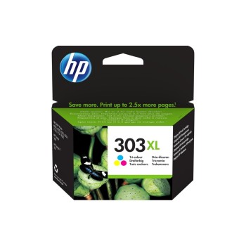 HP Encre Nr. 303XL (T6N03AE) Cyan/Magenta/Yellow