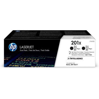 HP Toner 201X - Black 2er-Pack (CF400XD), Seitenkapazität ~ 2x 2'800 Seiten