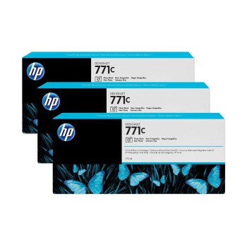HP Encre Nr. 771C (B6Y37A) Photo Black (paquet de 3) HP Encre Nr. 771C (B6Y37A) Photo Black (paquet de 3)