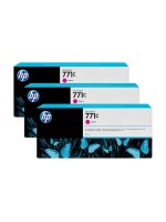 HP Tinte Nr. 771C Magenta (B6Y33A), 3er-Pack, 775ml