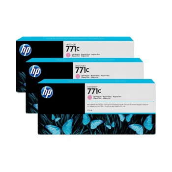 HP Encre Nr. 771C (B6Y35A) Light Magenta (paquet de 3) HP Encre Nr. 771C (B6Y35A) Light Magenta (paquet de 3)