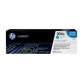 HP Toner 304A - Cyan (CC531A), environ 2'800 pages HP Toner 304A - Cyan (CC531A), environ 2'800 pages