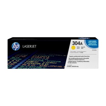 HP Toner 304A - Yellow (CC532A), environ 2'800 pages HP Toner 304A - Yellow (CC532A), environ 2'800 pages