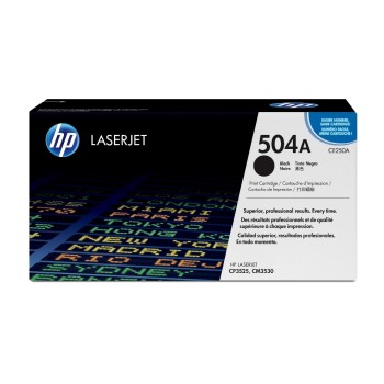 HP Toner 504A - Black (CE250A), environ 5'000 pages HP Toner 504A - Black (CE250A), environ 5'000 pages