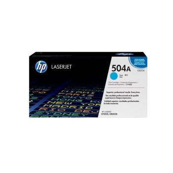 HP Toner 504A - Cyan (CE251A), environ 7'000 pages HP Toner 504A - Cyan (CE251A), environ 7'000 pages