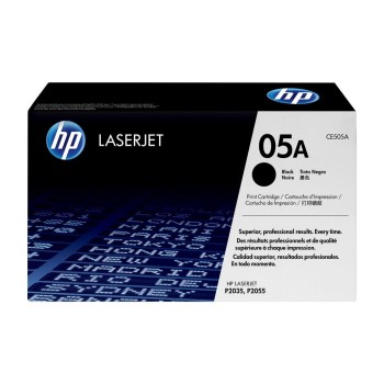 HP Toner 05A - noir CE505A, environ 2'300 pages, Laserjet P2035 / 2055 HP Toner 05A - noir CE505A, environ 2'300 pages, Laserjet P2035 / 2055