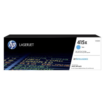 HP Toner 415X - Cyan (W2031X), Seitenkapazität ~ 6'000 Seiten