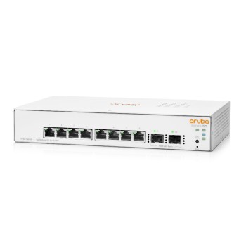 HP 1930-8G: 8 Port RJ45 1Gb Switch, 2SFP; inkl. PSU