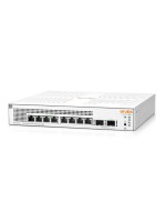 HP 1930-8G: 8 Port RJ45 1Gb Switch, 2SFP; inkl. PSU; PoE Cl.4 124W