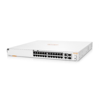 HPE Aruba Networking PoE+ Switch Aruba Instant On 1960 24G 2XGT 370W 28 Port HPE Aruba Networking PoE+ Switch Aruba Instant On 1960 24G 2XGT 370W 28 Port