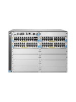 HP 5412R zl2: 92x 1Gbps PoE+, 4x SFP+, 12 Einschübe (4 belegt), ohne Netzteil