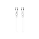 Hyper Silikonkabel USB-C/USB-C, 240W, 1m, weiss