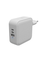 Hyper 70W USB-C GaN Travel Charger, 3C+1A, white