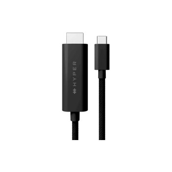 Hyper 4K USB-C to HDM cable, black , 2.5m Hyper 4K USB-C to HDM cable, black , 2.5m