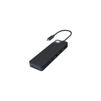 HyperDrive Flex 8 Port USB-C Hub (Black), black HyperDrive Flex 8 Port USB-C Hub (Black), black
