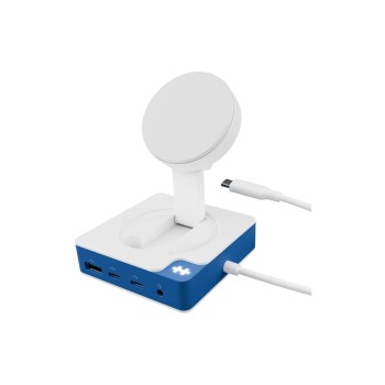 HyperDrive Flex MagCharge USB-C Hub (Blue), blue HyperDrive Flex MagCharge USB-C Hub (Blue), blue