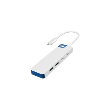HyperDrive Flex 4 Port USB-C Combo Hub, blue HyperDrive Flex 4 Port USB-C Combo Hub, blue