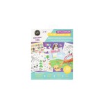 I AM CREATIVE Album d’autocollants Activity Set Pets Friends 14 parties