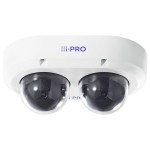 Panasonic Netzwerkkamera WV-S85702-F3L, Outdoor, Dual Dome, 2x8MP, IR, white