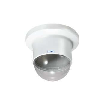 Panasonic WV-QCD100C-W, Deckenhalterung, white, Klarglas Panasonic WV-QCD100C-W, Deckenhalterung, white, Klarglas