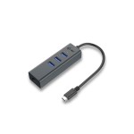i-tec USB C Metal 3P Hub, with Gigabit Eth. Adapter