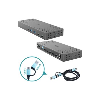 i-tec USB 3.0 Dockingstation, USB-C, TB, 3x 4K Docking Station, Gen 2,PW 100W i-tec USB 3.0 Dockingstation, USB-C, TB, 3x 4K Docking Station, Gen 2,PW 100W