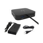 i-tec USB-C HDMI Dual DP Docking Station, Power Delivery 100 W inkl Charger 112 W