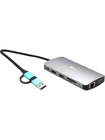 i-tec USB-C, Metal, Nano Dockingstation, 2xHDMI, 1xVGA, 1xSD Cardreader