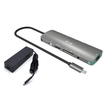 i-tec USB-C Metal Nano Docking Station 4K, HDMI LAN PD 100 W + Charger 100W i-tec USB-C Metal Nano Docking Station 4K, HDMI LAN PD 100 W + Charger 100W
