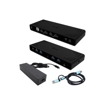 i-tec Univ. Dual 4KDisplay DockingStation, PD 85W + i-tec USB-C Charger 100W i-tec Univ. Dual 4KDisplay DockingStation, PD 85W + i-tec USB-C Charger 100W