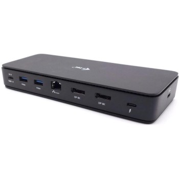 i-tec Thunderbolt4 2xDisplay Dock Gen3, 6x USB+1xTB4,2.5GLAN,PD 92W,1m TB4 Cable i-tec Thunderbolt4 2xDisplay Dock Gen3, 6x USB+1xTB4,2.5GLAN,PD 92W,1m TB4 Cable