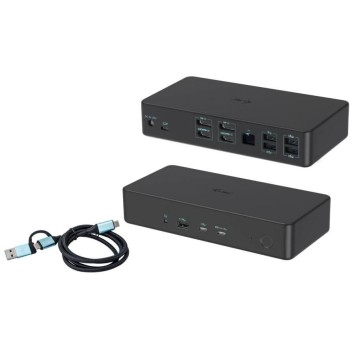 i-tec USB-C Thunderbolt 3.0 Dockingstation, Prof. Dual 4K Display Dock Gen2, PD 100W i-tec USB-C Thunderbolt 3.0 Dockingstation, Prof. Dual 4K Display Dock Gen2, PD 100W