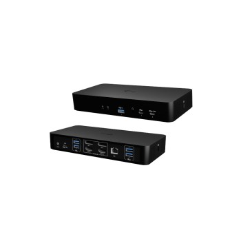 i-tec USB-C Intelligent Dual Display Dock, 2xHDMI, 2xDP, 1xGLAN, 2xUSB-C Gen2 3xUSB-A i-tec USB-C Intelligent Dual Display Dock, 2xHDMI, 2xDP, 1xGLAN, 2xUSB-C Gen2 3xUSB-A