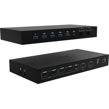 i-tec USB-C KVM Docking station for 3 Hosts, 2xHDMI, 1xGLAN, 1xUSB-C Gen2, 3x USB-A Gen2 i-tec USB-C KVM Docking station for 3 Hosts, 2xHDMI, 1xGLAN, 1xUSB-C Gen2, 3x USB-A Gen2