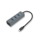 Itec USB-C Metal Hub 4Port, w/o Power Adapter