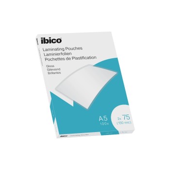 Ibico Laminierfolie A5, 75 mic, 100 Stück, glänzend Ibico Laminierfolie A5, 75 mic, 100 Stück, glänzend