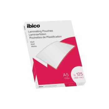 Ibico Laminierfolie A5, 125 mic, 100 Stück, matt Ibico Laminierfolie A5, 125 mic, 100 Stück, matt