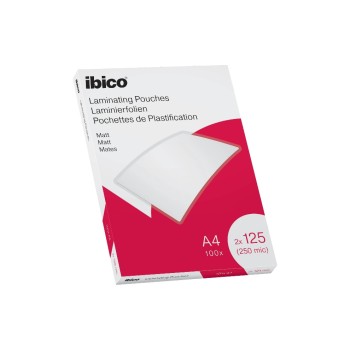 Ibico Laminierfolie A4, 125 mic, 100 Stück, matt Ibico Laminierfolie A4, 125 mic, 100 Stück, matt