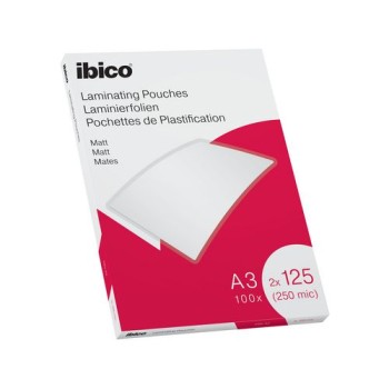 Ibico Laminierfolie A3, 125 mic, 100 Stück, matt Ibico Laminierfolie A3, 125 mic, 100 Stück, matt