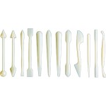 Ibili Backzubehör Glasur Fondant Werkzeug, Kunststoff, 12 teilig 24 Formmöglichkeiten