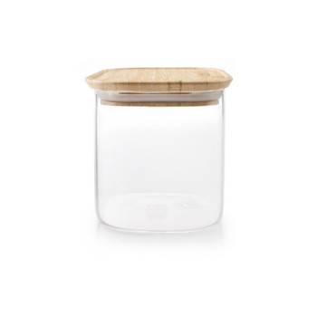 Ibili Vorratsdose 800 ml, Borosilikatglas, Bambus (China) Ibili Vorratsdose 800 ml, Borosilikatglas, Bambus (China)