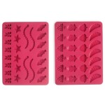 Ibili Set von 2 Gummibärchen-Formen, 23 x 18 cm