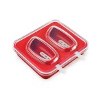 Ibili Moule à glace 35 ml 10,5 x 12 cm, Rouge