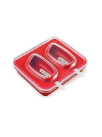 Ibili Moule à glace 35 ml 10,5 x 12 cm, Rouge