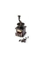 Ibili Kaffeemühle dunkel 10 x 10 cm, Nussbaumholz