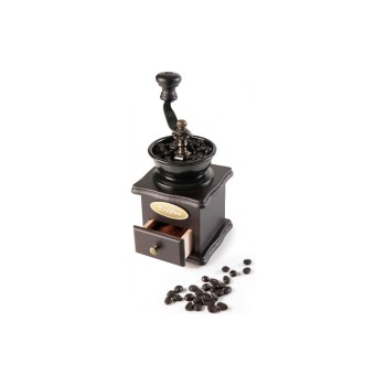 Ibili Kaffeemühle dunkel 10 x 10 cm, Nussbaumholz Ibili Kaffeemühle dunkel 10 x 10 cm, Nussbaumholz