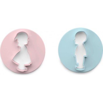 Ibili Guetzli-Ausstechform Junge+Mädchen, 10 cm