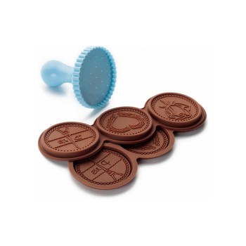 Ibili Guetzli-Keksausstecher Petits beurre, rund 7 cm