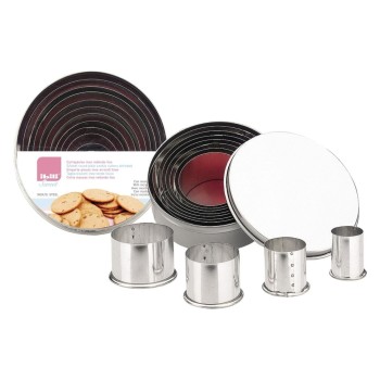 Ibili Guetzli-Ausstechform rund gross, Edelstahl